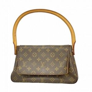 LOUIS VUITTON Brown Monogram Mini Looping Shoulder Bag